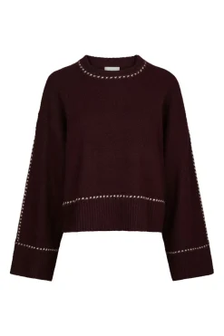 Online Neo Noir Roeme Knit Stitch Blouse 164818 682
