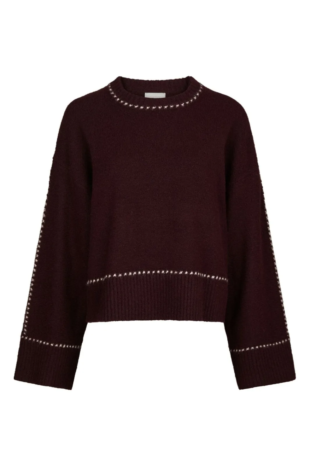 Online Neo Noir Roeme Knit Stitch Blouse 164818 682