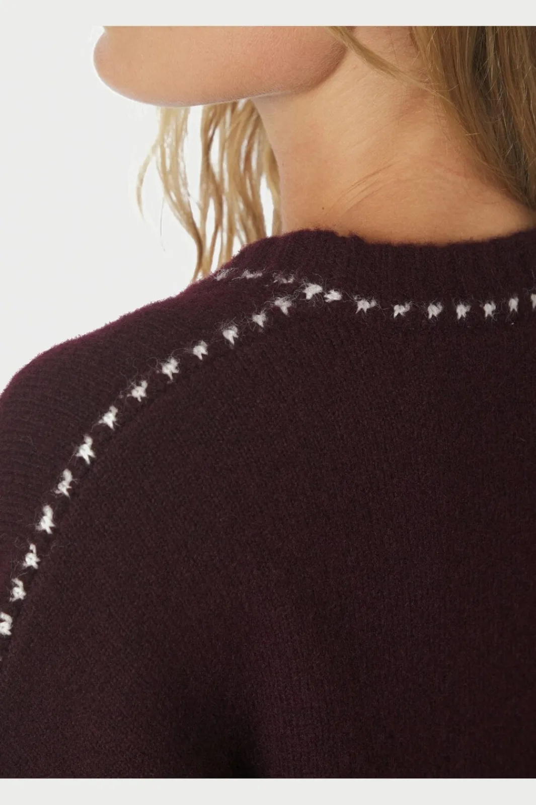 Online Neo Noir Roeme Knit Stitch Blouse 164818 682