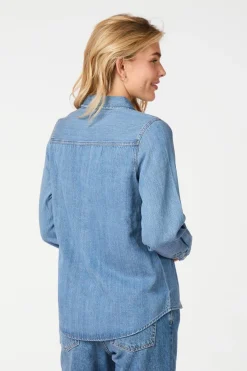 Sale Neo Noir Roger Denim Shirt 162889 843