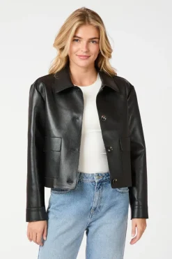 Sale Neo Noir Romana Faux Pu Jacket 164349 100