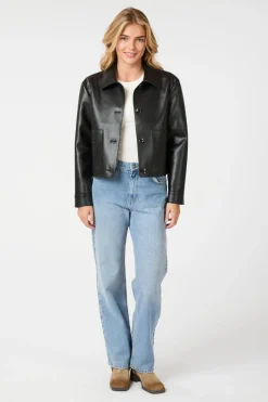 Sale Neo Noir Romana Faux Pu Jacket 164349 100