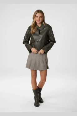 Clearance Neo Noir Romana Faux Pu Jacket 164349 210
