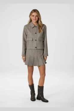 Online Neo Noir Romana Herringbone Jacket 164892 306