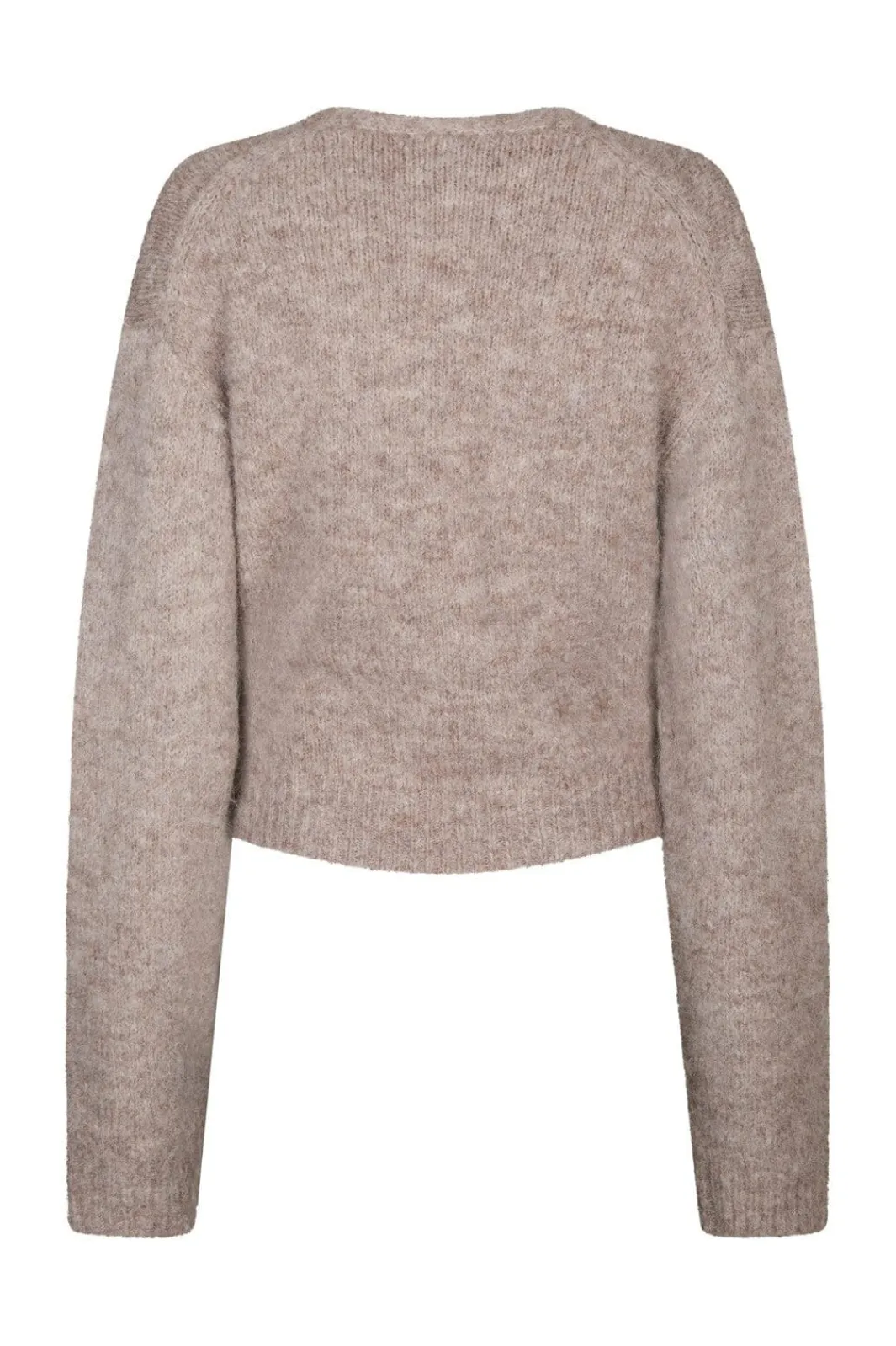 Clearance Neo Noir Ronia Fluffy Wrap Knit Cardigan 166619 976