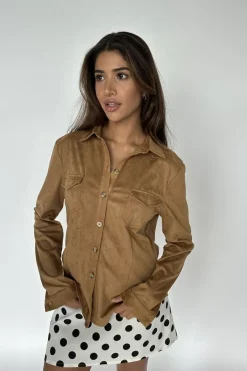 Online Continue Ronja Suede 15031 Cognac