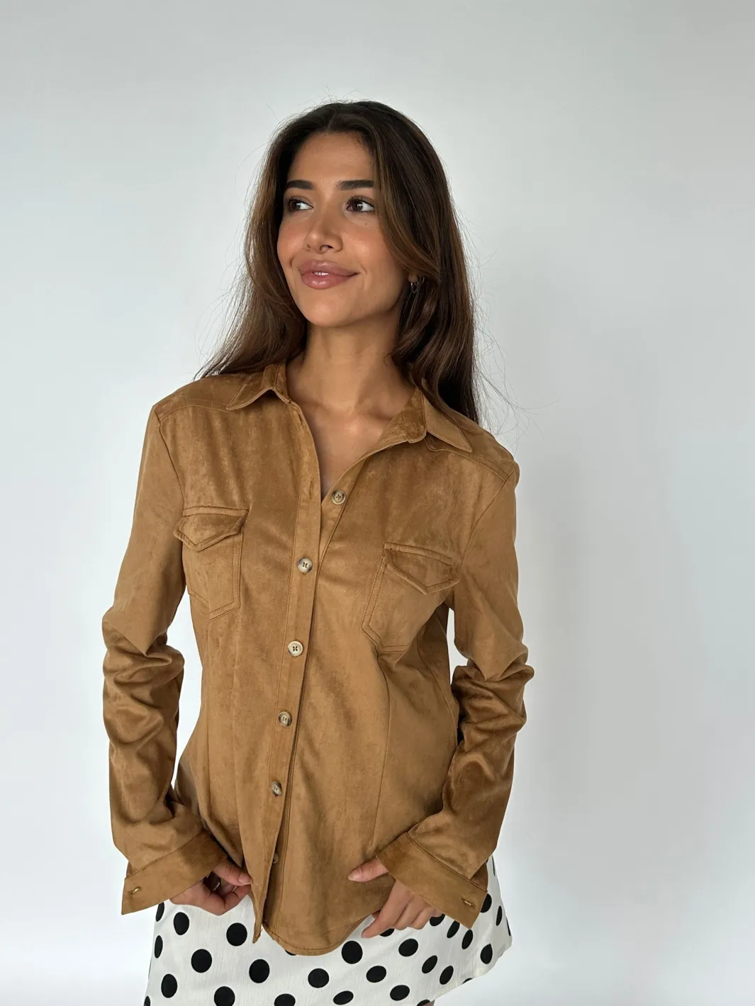 Online Continue Ronja Suede 15031 Cognac