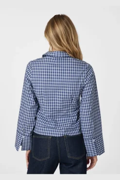 New Neo Noir Rosa Check Shirt 165895 534