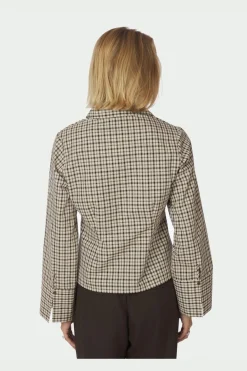 Discount Neo Noir Rosa Checked Shirt 167289 123