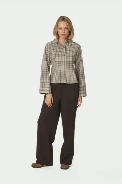 Discount Neo Noir Rosa Checked Shirt 167289 123