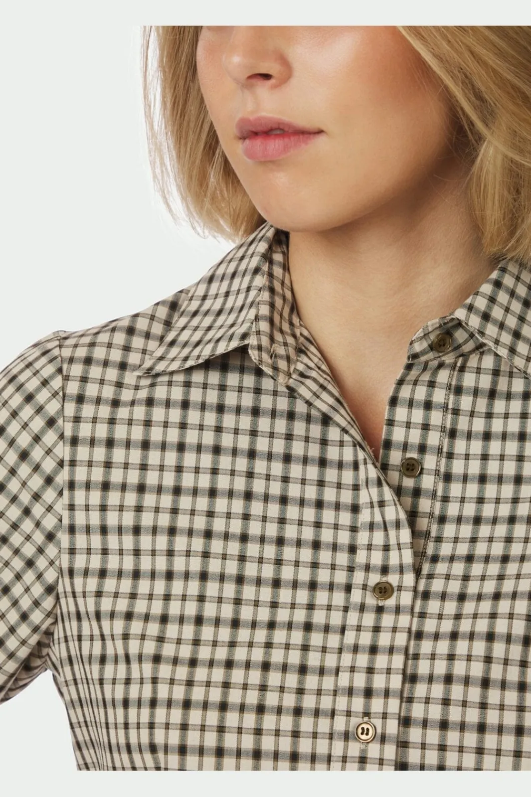 Discount Neo Noir Rosa Checked Shirt 167289 123