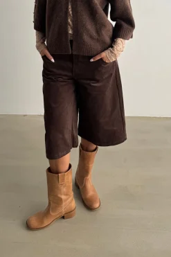 Discount Continue Rosa Jordy Shorts 15090 Brown