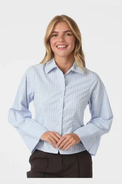 Online Neo Noir Rosa Light Check Shirt 167942 145