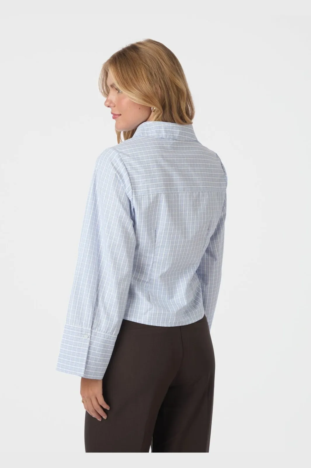 Online Neo Noir Rosa Light Check Shirt 167942 145