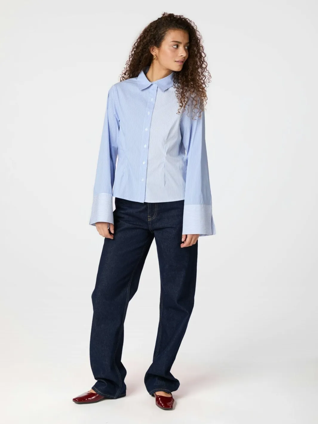 New Neo Noir Rosa Mix Stripe Shirt 164481 145