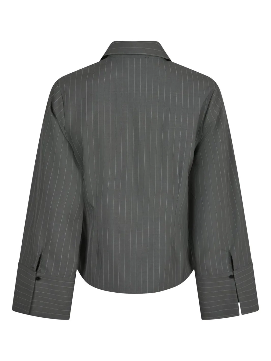 Neo Noir Rosa Pinstripe Shirt Grey