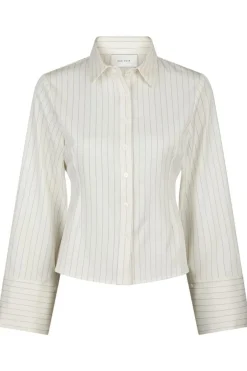 Sale Neo Noir Rosa Pinstripe Shirt 163561 120