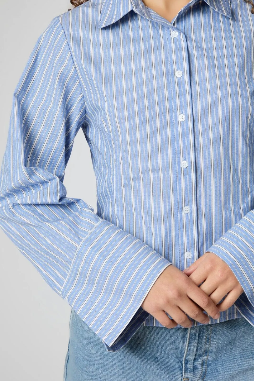 Outlet Neo Noir Rosa Stripe Shirt 163139 140
