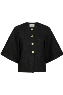 Neo Noir Rosella Boucle Mini Jacket 166488 100