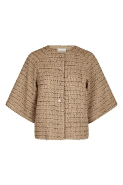 New Neo Noir Rosella Boucle Mini Jacket 166488 214