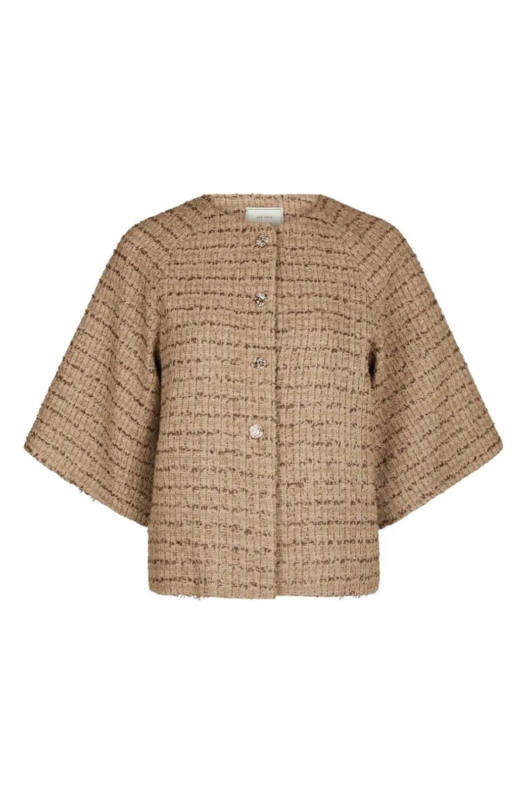 New Neo Noir Rosella Boucle Mini Jacket 166488 214
