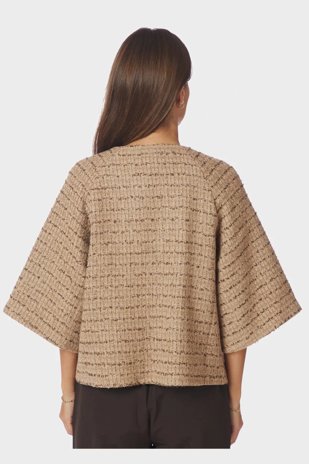 New Neo Noir Rosella Boucle Mini Jacket 166488 214