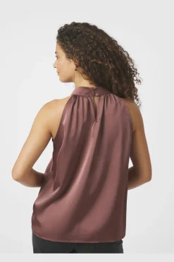 Neo Noir Rosette Heavy Sateen Top 164817 393