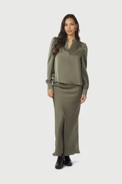 Neo Noir Rosslyn Heavy Sateen Blouse 163769 255
