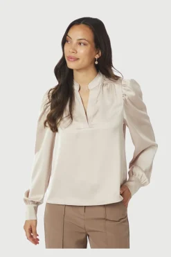 Sale Neo Noir Rosslyn Heavy Sateen Blouse 163769 720