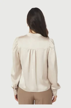 Sale Neo Noir Rosslyn Heavy Sateen Blouse 163769 720