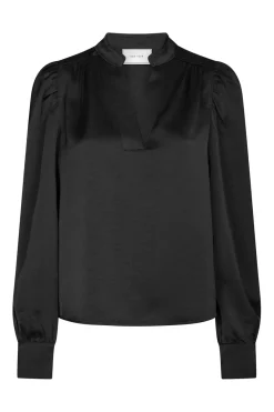 Discount Neo Noir Rosslyn Heavy Sateen Blouse 163769 100