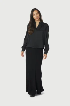 Discount Neo Noir Rosslyn Heavy Sateen Blouse 163769 100