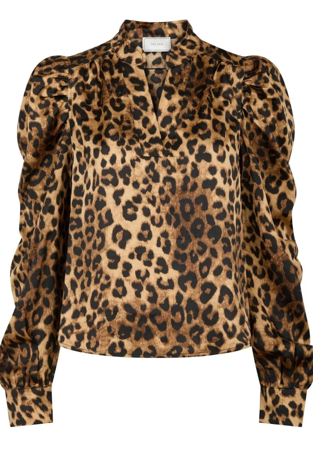 Neo Noir Rosslyn Leo Blouse Leopard