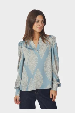 Hot Neo Noir Rosslyn Paisley Drop Blouse 163976 142