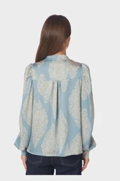 Hot Neo Noir Rosslyn Paisley Drop Blouse 163976 142
