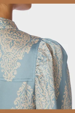 Hot Neo Noir Rosslyn Paisley Drop Blouse 163976 142