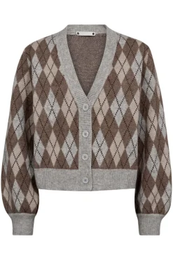 Online Co´Couture Rowcc Check Cardigan 32212 154