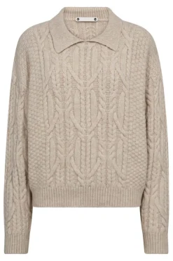 Hot Co´Couture Rowcc Collar Cable Knit 32204 100