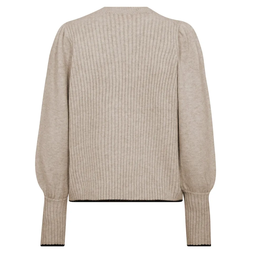 Hot Co´Couture Rowcc O-Puff Knit 32137 100