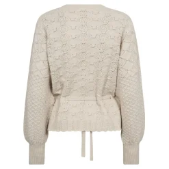 New Co´Couture Rowcc Pointelle Tie Cardigan 32241 4021