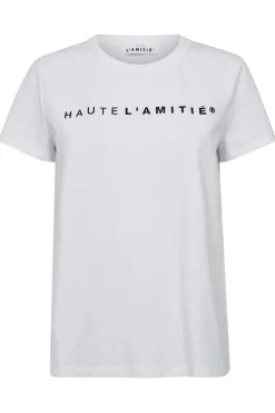 Haute L'Amitié Rub Logo Tee HL10096 White