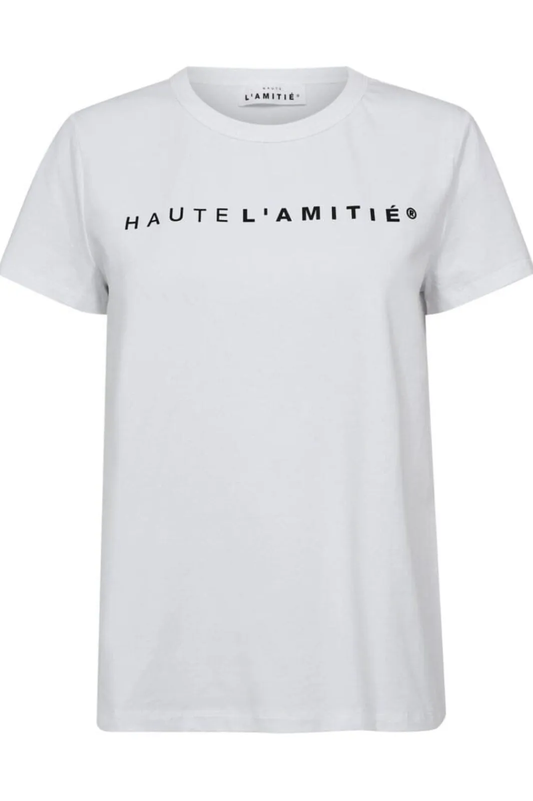 Haute L'Amitié Rub Logo Tee HL10096 White