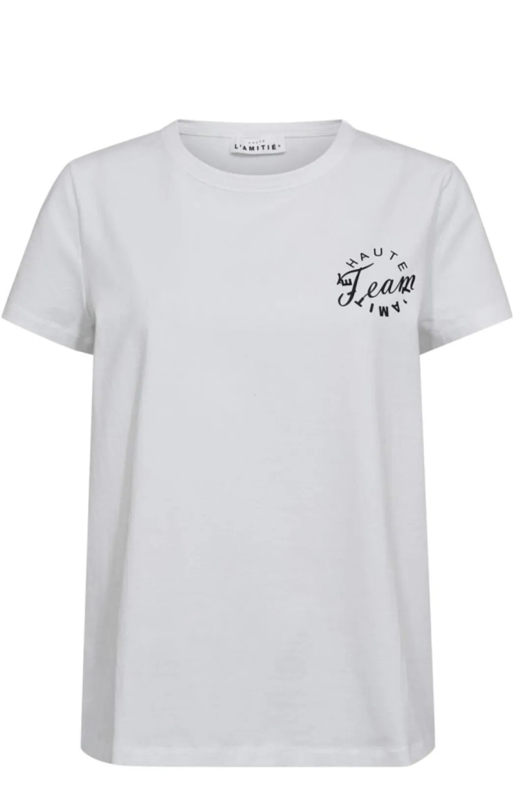 Hot Haute L'Amitié Rub Team Logo Tee HL10098 White