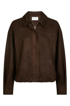 Hot Neo Noir Rubby Faux Suede Jacket 166554 676