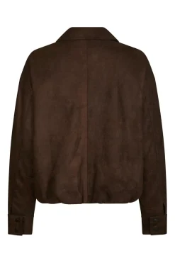 Hot Neo Noir Rubby Faux Suede Jacket 166554 676