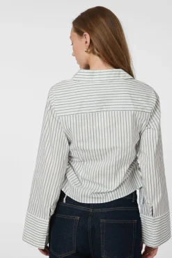 Hot Neo Noir Rudy Stripe Shirt 166238 702