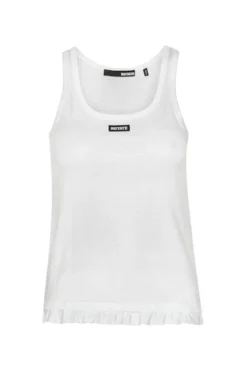 New Rotate Ruffle Hem Tank Top 115281400 400 Bright White