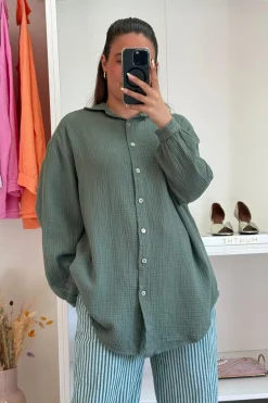 Online A-bee Runa Shirt Khaki