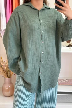 Online A-bee Runa Shirt Khaki