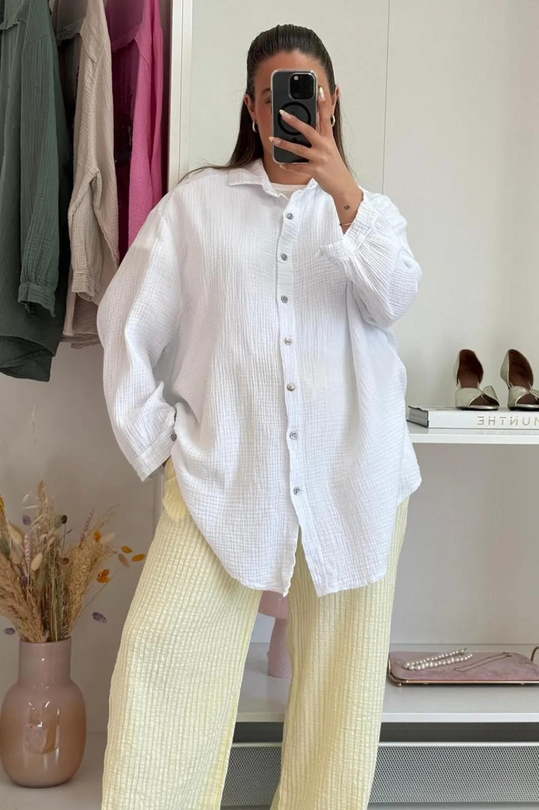Sale A-bee Runa Shirt White